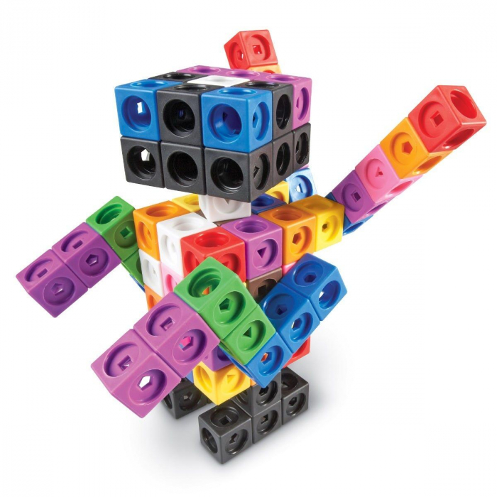 Set 200 piese MathLink, Learning Resources, 4-5 ani + [4]