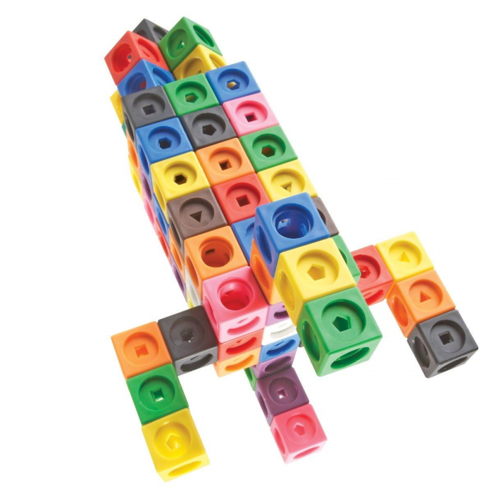 Set 200 piese MathLink, Learning Resources, 4-5 ani + [8]