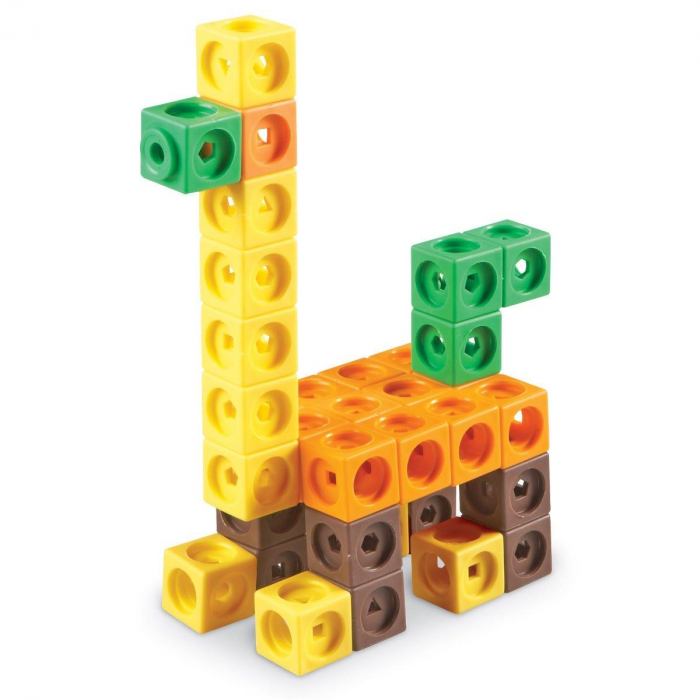 Set 200 piese MathLink, Learning Resources, 4-5 ani + [7]
