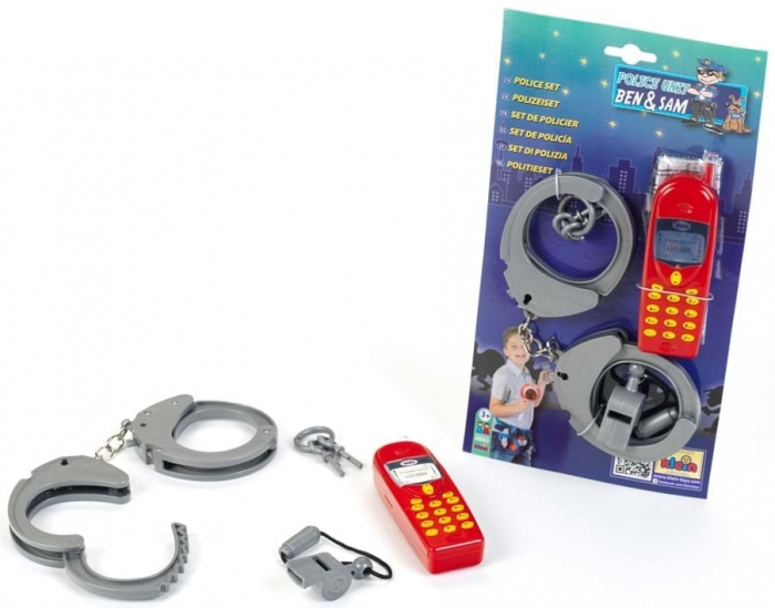 Set 3 accesorii politie, Klein, 2-3 ani + [2]