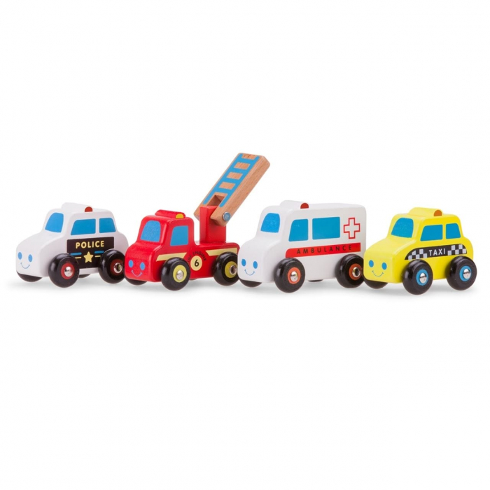 Set 4 vehicule, New Classic Toys, 1-2 ani + [3]