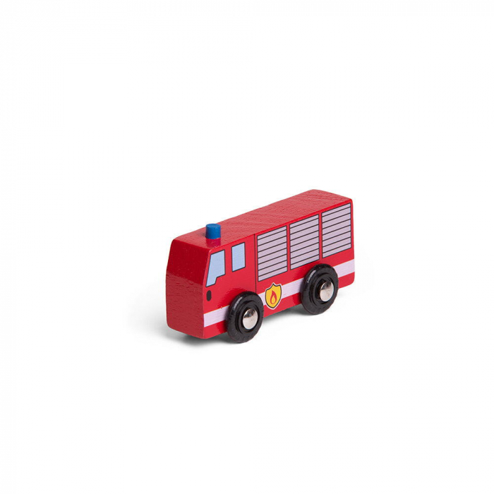 Set 5 vehicule din lemn, BIGJIGS Toys, 2-3 ani + [3]