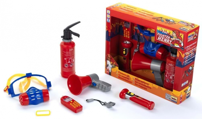 Set 7 accesorii pompier, Klein, 2-3 ani + [2]