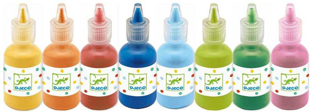 Set 8 Culori guase Djeco, 2-3 ani + [2]
