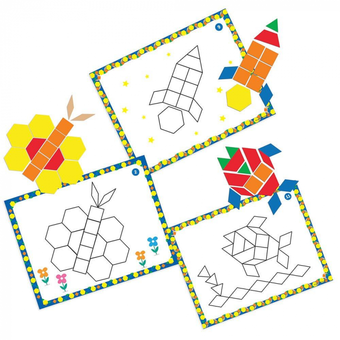 Set activitati educative - Mozaic, Learning Resources, 4-5 ani + [3]