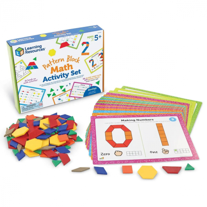 Set activitati educative - Mozaic matematic, Learning Resources, 4-5 ani + [4]