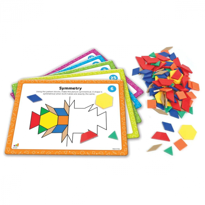 Set activitati educative - Mozaic matematic, Learning Resources, 4-5 ani + [3]