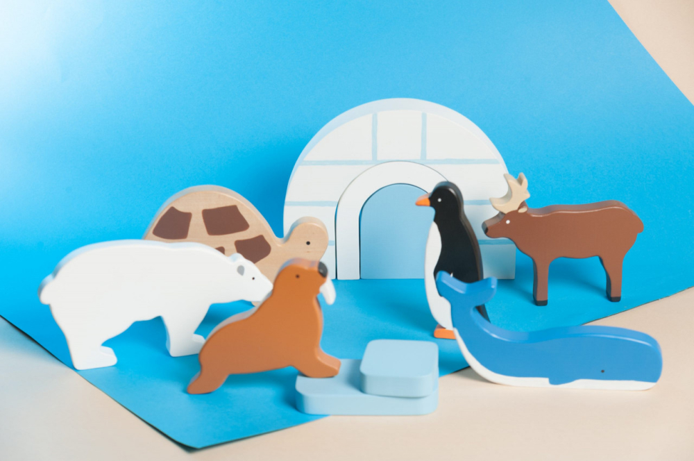 Set animale polare, Marc toys, 2-3 ani + [2]