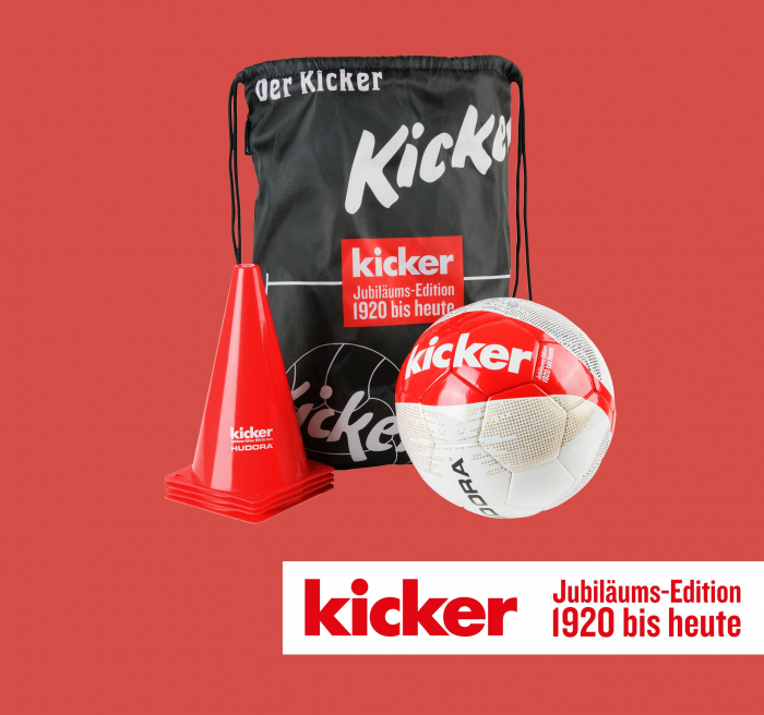 Set antrenament fotbal kicker Edition, plan de meci, Hudora [2]