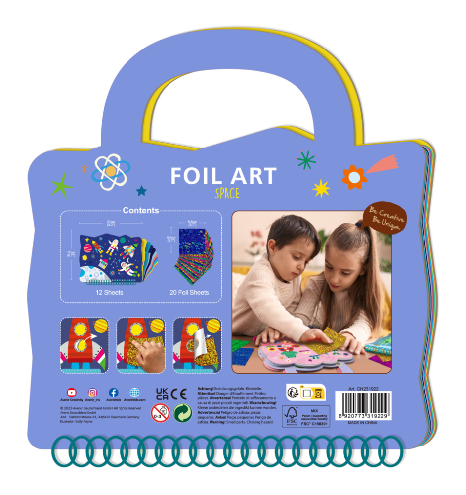 Set Arta cu folie - Spatiu [2]