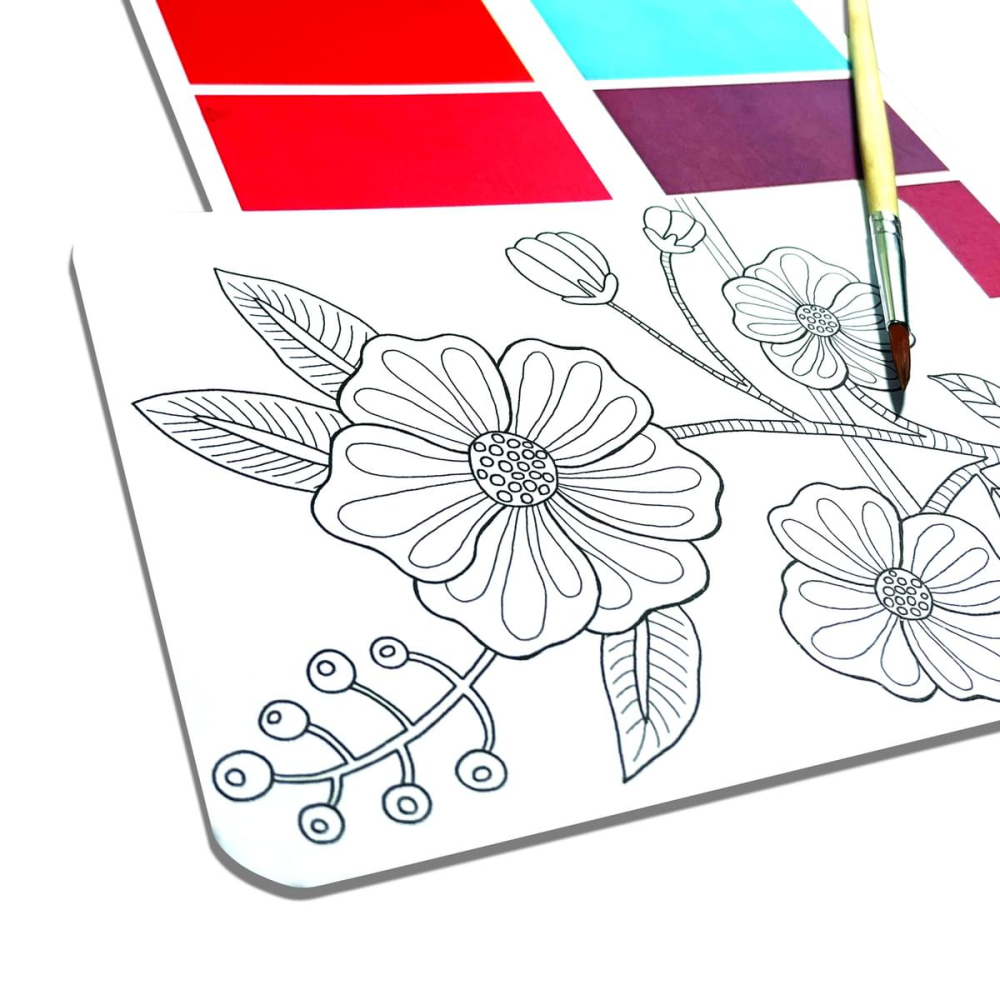 Set artistic cu acuarele DIY - Scenic Hues - Flori si gradini [5]