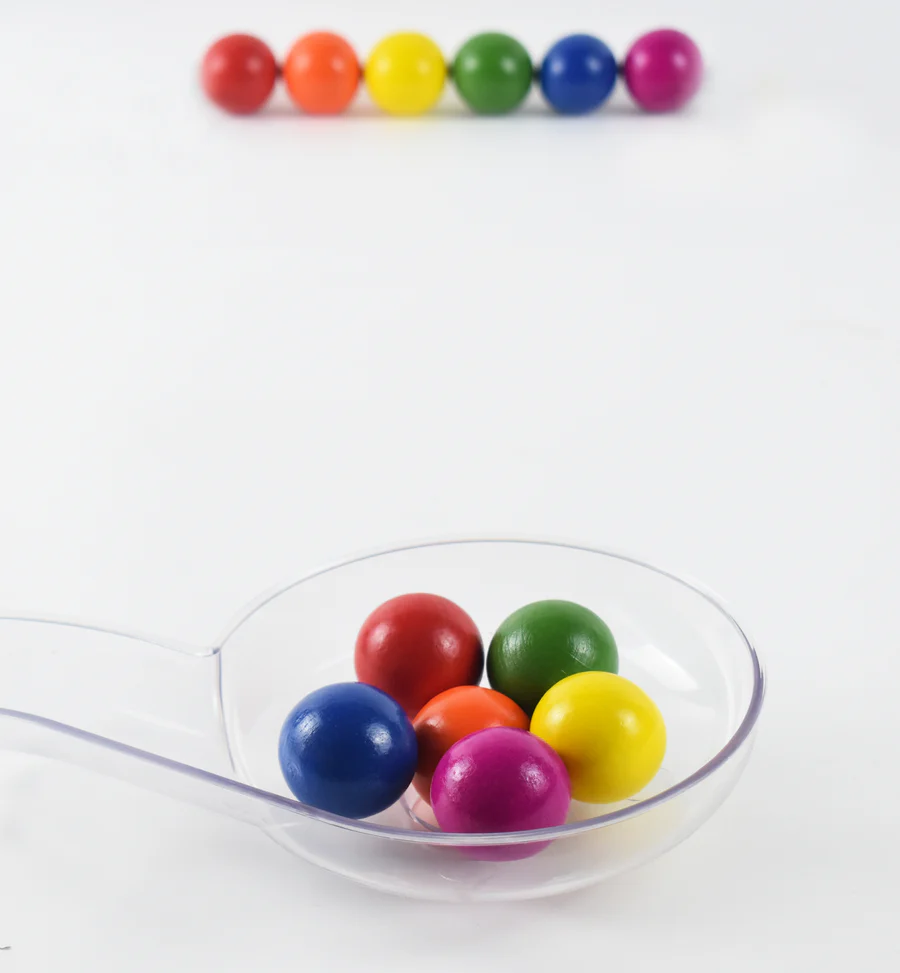 Set bile lemn pentru circuitul cu bile Magbrix Marble Run [3]