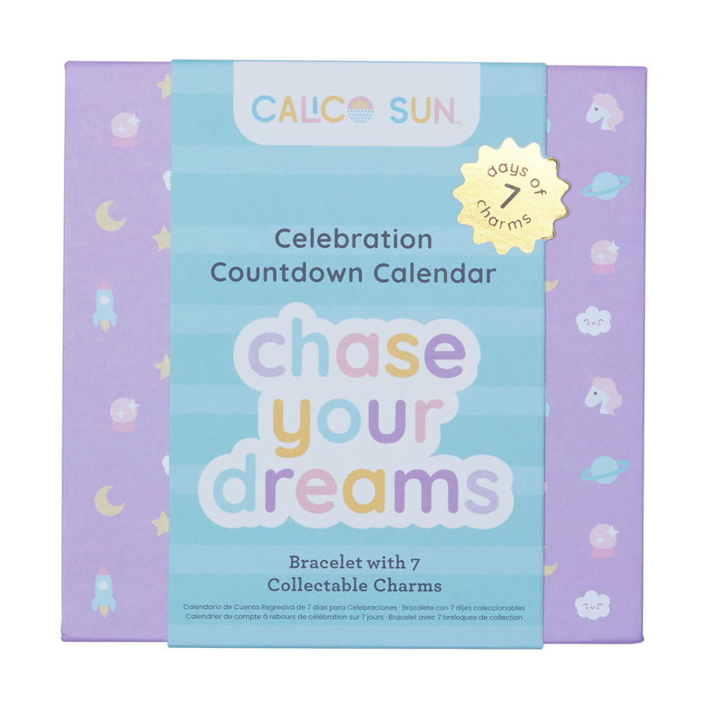Set cadou bratara si charmuri - Calendar pentru sarbatorit evenimente Chase Your Dream [1]