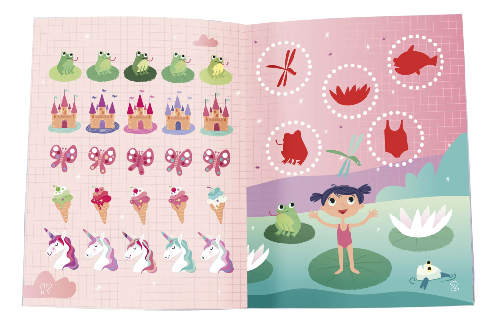 Set carti cu activitati reutilizabile - Aventuri (Magie si Pirati), 6 bucati, +3 ani Apli Kids [12]