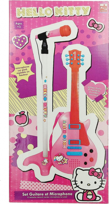 Set chitara si microfon roz Hello Kitty [6]