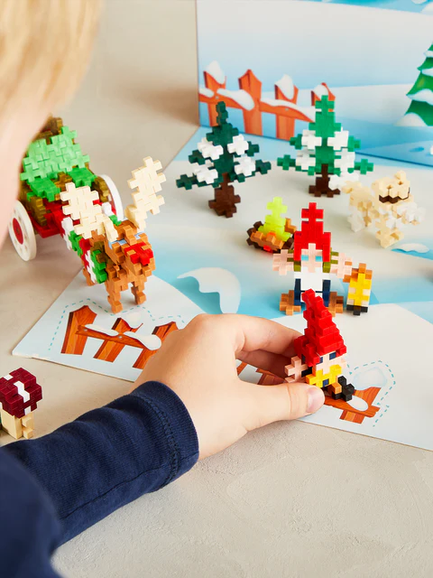 Set constructie Plus-Plus, Calendar Advent - Lumea lui Mos Craciun [5]