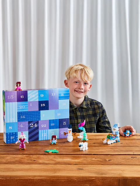 Set constructie Plus-Plus, Calendar Advent - Mos Craciun si Aurora Boreala [5]