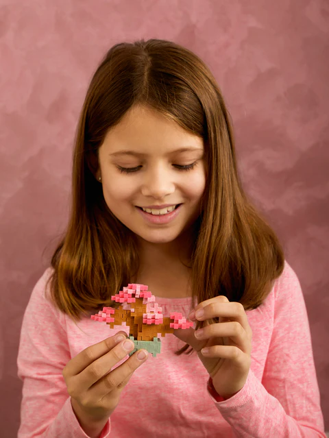 Set constructie Plus-Plus, PLANTE - Bonsai roz [4]