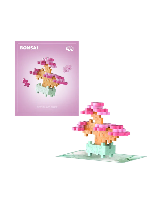 Set constructie Plus-Plus, PLANTE - Bonsai roz [7]