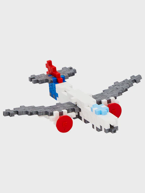 Set constructie Plus-Plus, tub 100 piese, Avion [3]