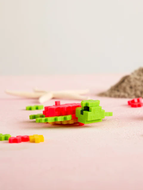 Set constructie Plus-Plus, tub 100 piese, Broasca Testoasa [4]