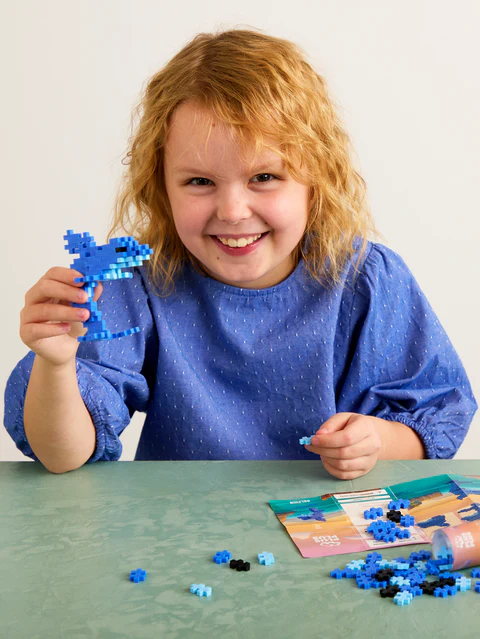 Set constructie Plus-Plus, tub 100 piese, Delfin [3]