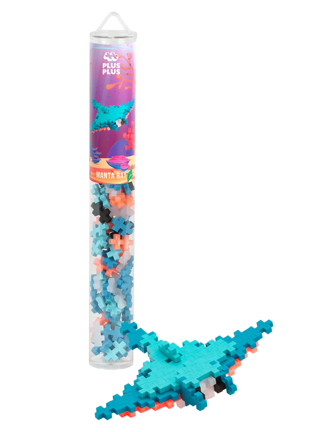 Set constructie Plus-Plus, tub 100 piese, Diavol de mare [5]