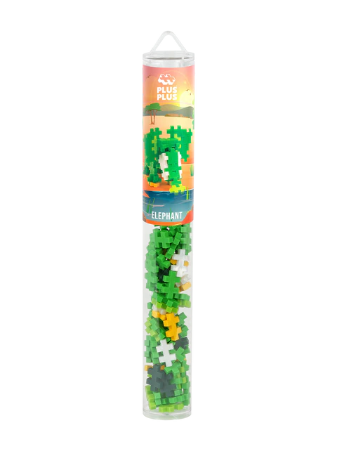 Set constructie Plus-Plus, tub 100 piese, Elefant [1]