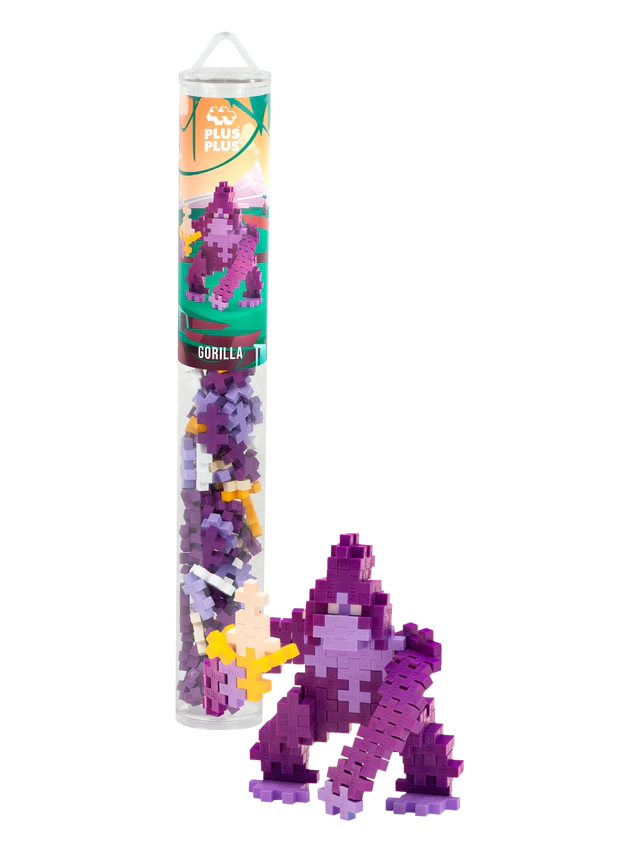 Set constructie Plus-Plus, tub 100 piese, Maimuta [5]