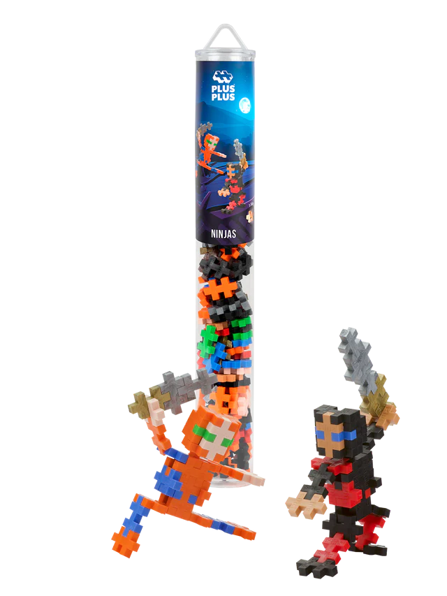 Set constructie Plus-Plus, tub 100 piese, Ninja [4]