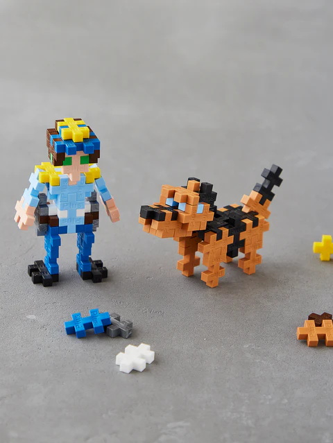 Set constructie Plus-Plus, tub 100 piese, Politist [4]