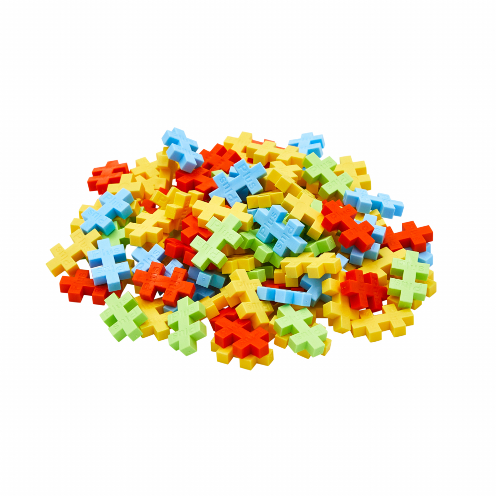 Set constructie Plus-Plus, tub 100 piese, Pui [3]