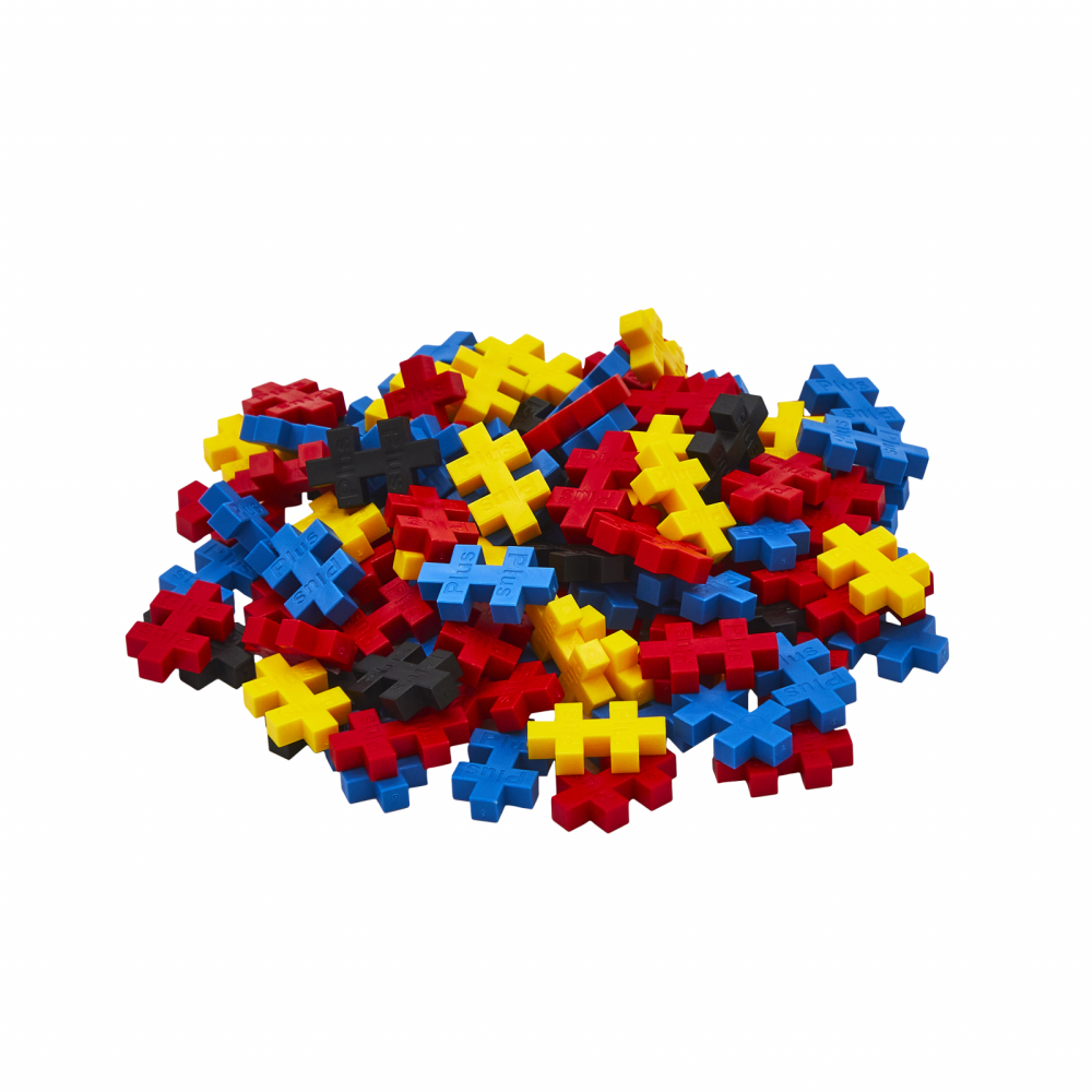 Set constructie Plus-Plus, tub 100 piese, Super erou [4]