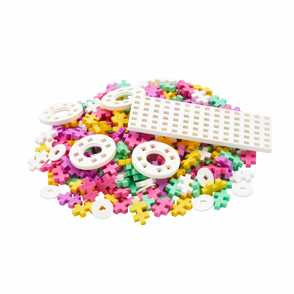 Set constructie Plus-Plus, tub 200 piese, Masini colorate - Bomboana [3]