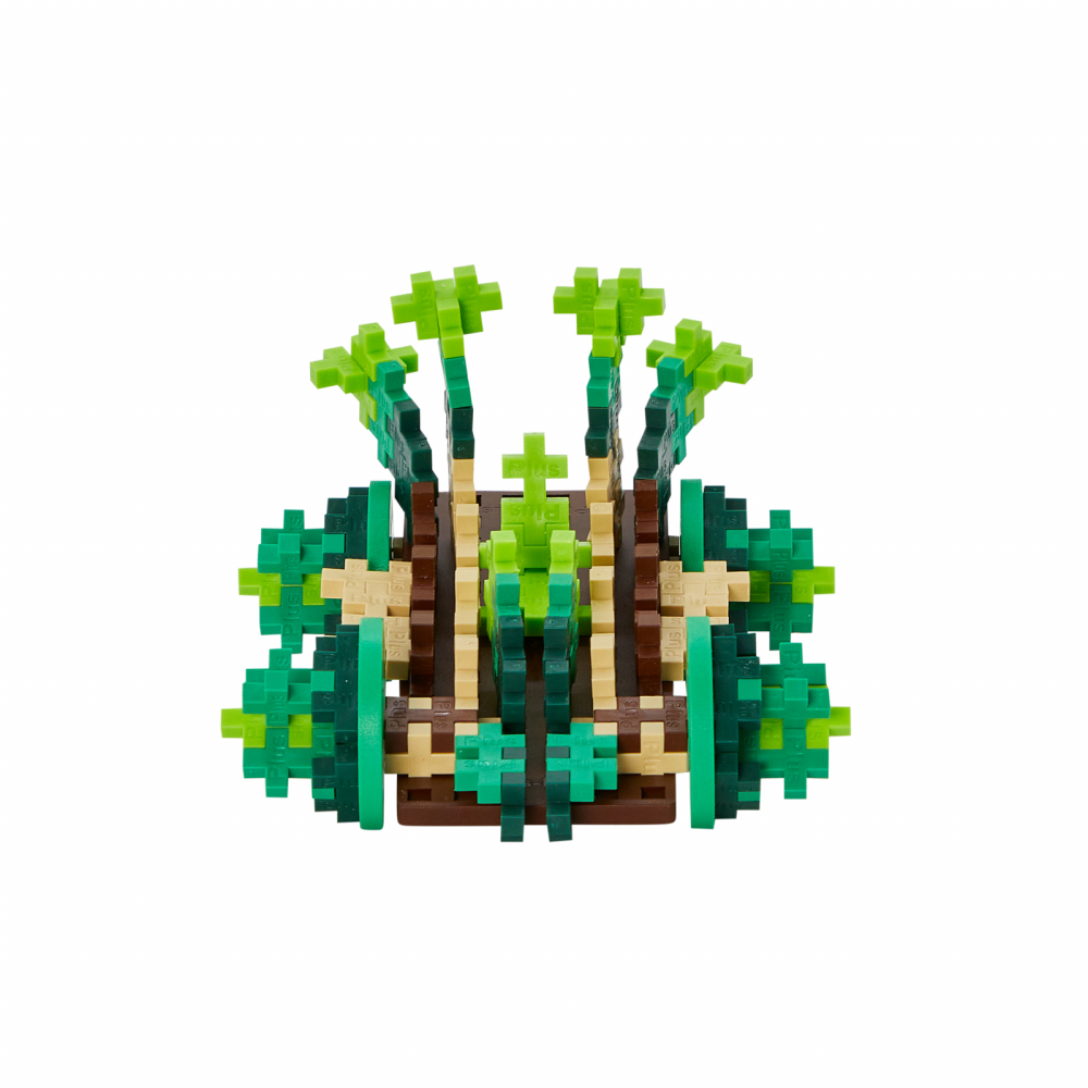 Set constructie Plus-Plus, tub 200 piese, Masini colorate - Pamant [4]