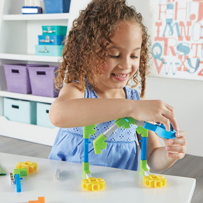 Set constructie STEM - Micutul inginer, Learning Resources, 4-5 ani + [3]