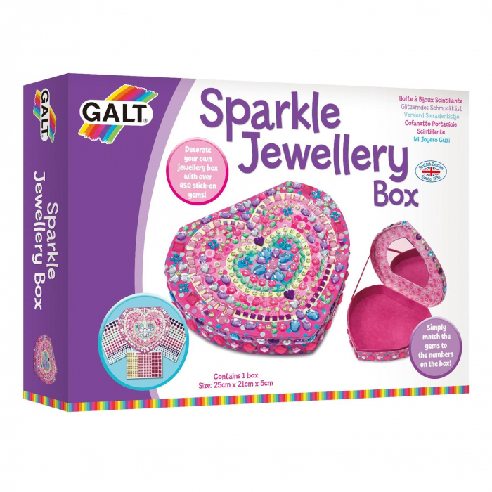Set creatie - Cutie de bijuterii, Galt, 6-7 ani + [4]
