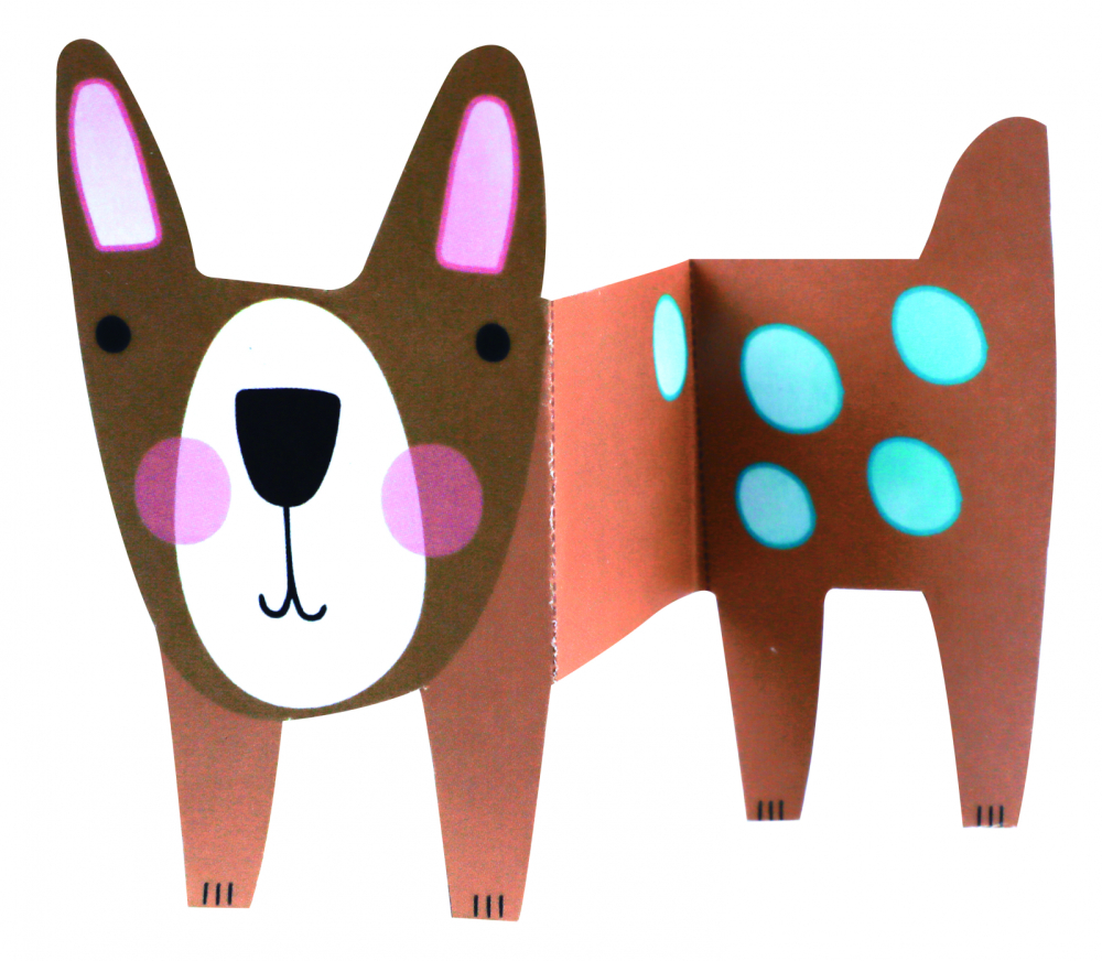 Set creativ 2 in 1 - Pictura si Origami - Animale prietenoase [7]