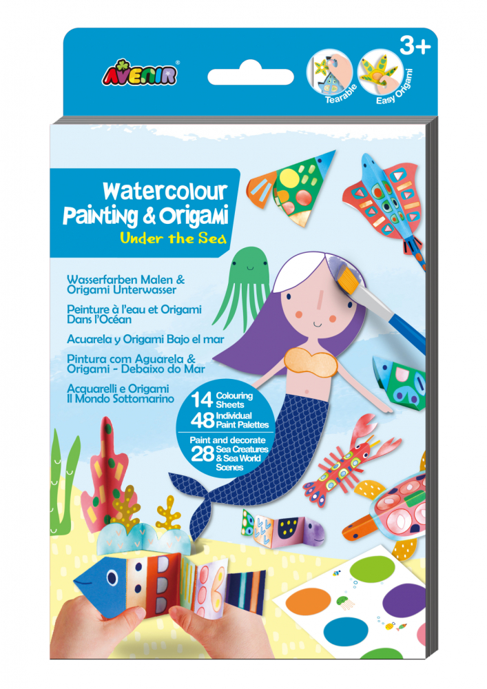 Set creativ 2 in 1 - Pictura si Origami - Subacvatic [1]