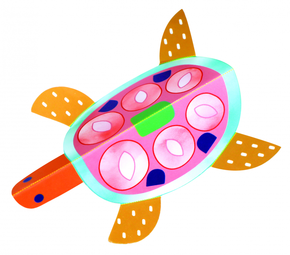 Set creativ 2 in 1 - Pictura si Origami - Subacvatic [4]