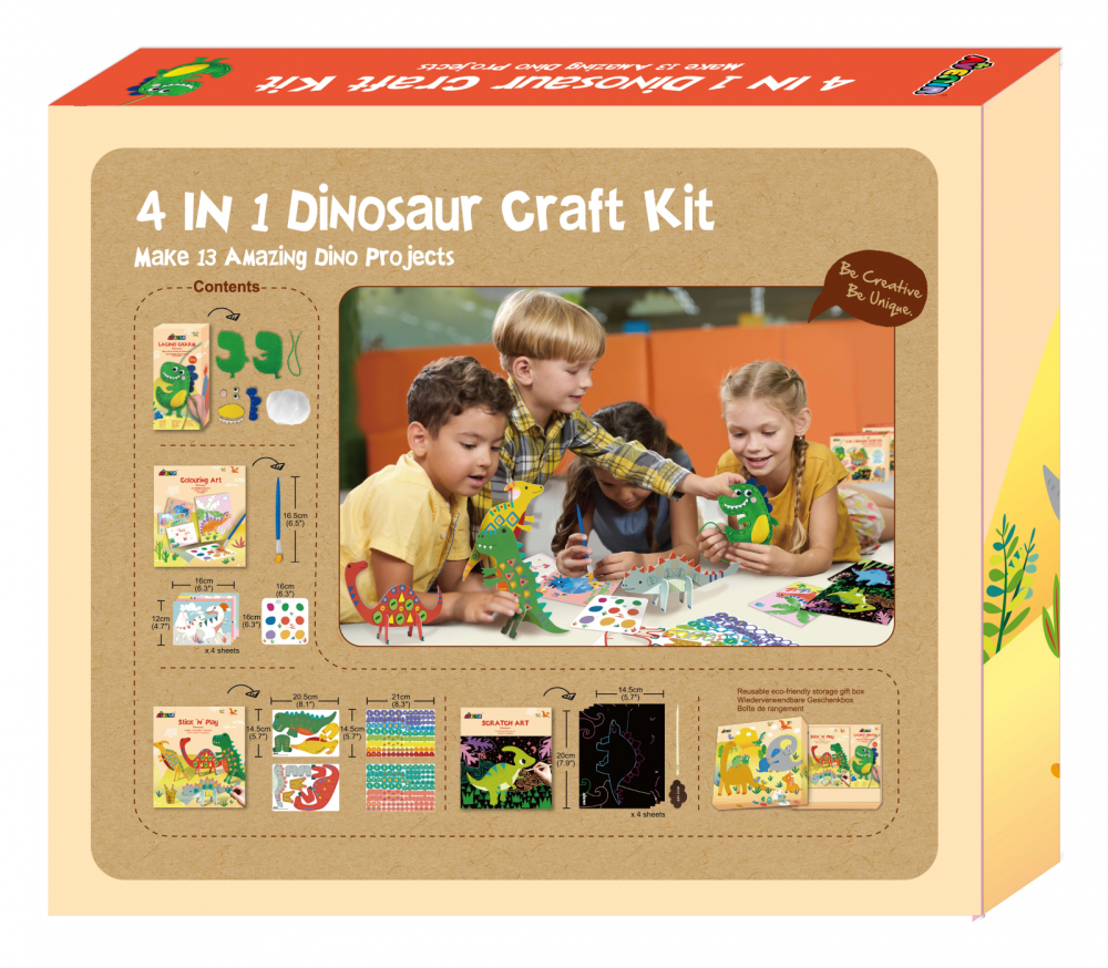 Set creativ 4 in 1 - Dinozauri [2]