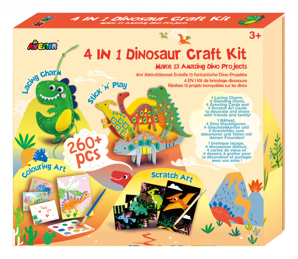 Set creativ 4 in 1 - Dinozauri [1]