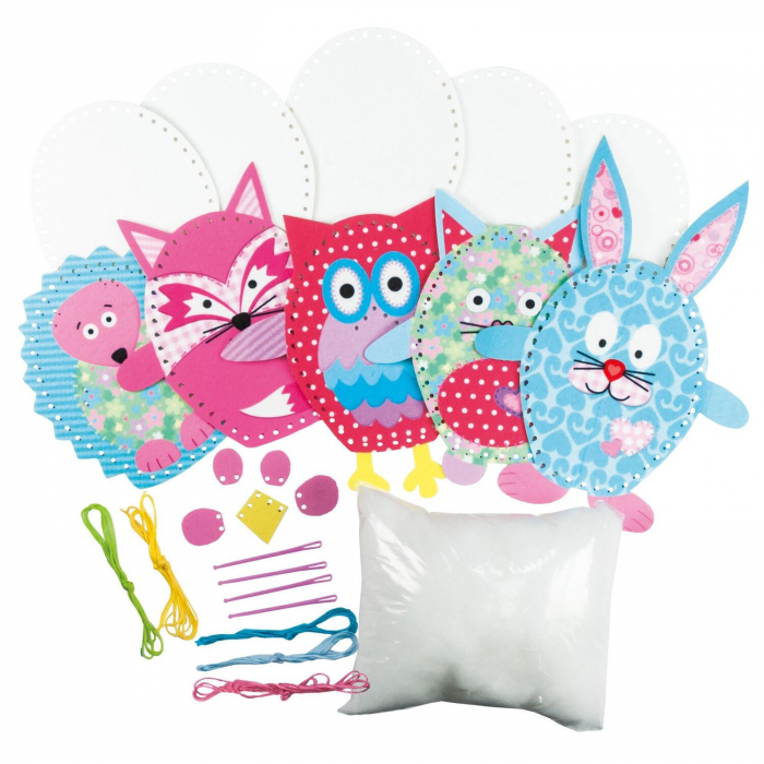 Set creativ - Animalute din fetru, Galt, 6-7 ani + [5]