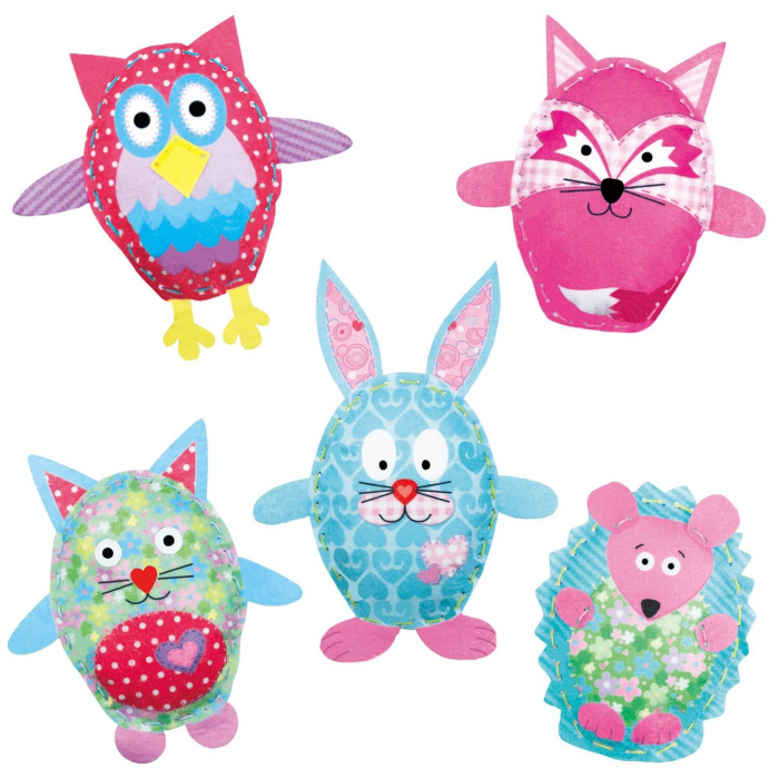Set creativ - Animalute din fetru, Galt, 6-7 ani + [6]