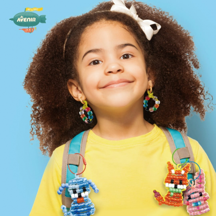 Set creativ cu margele distractive - Pandantiv Catel, + 5 ani [5]