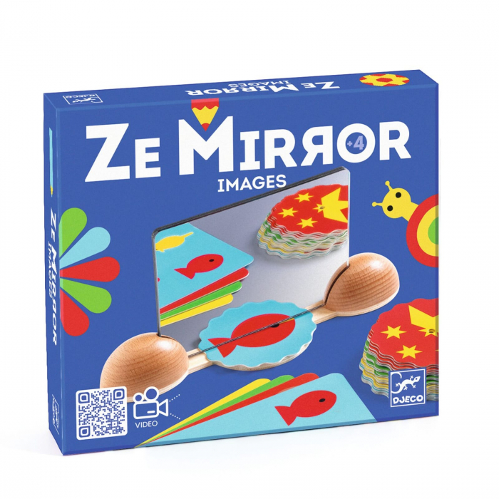 Set creativ cu oglinzi Djeco, Ze mirror, 4-5 ani + [4]