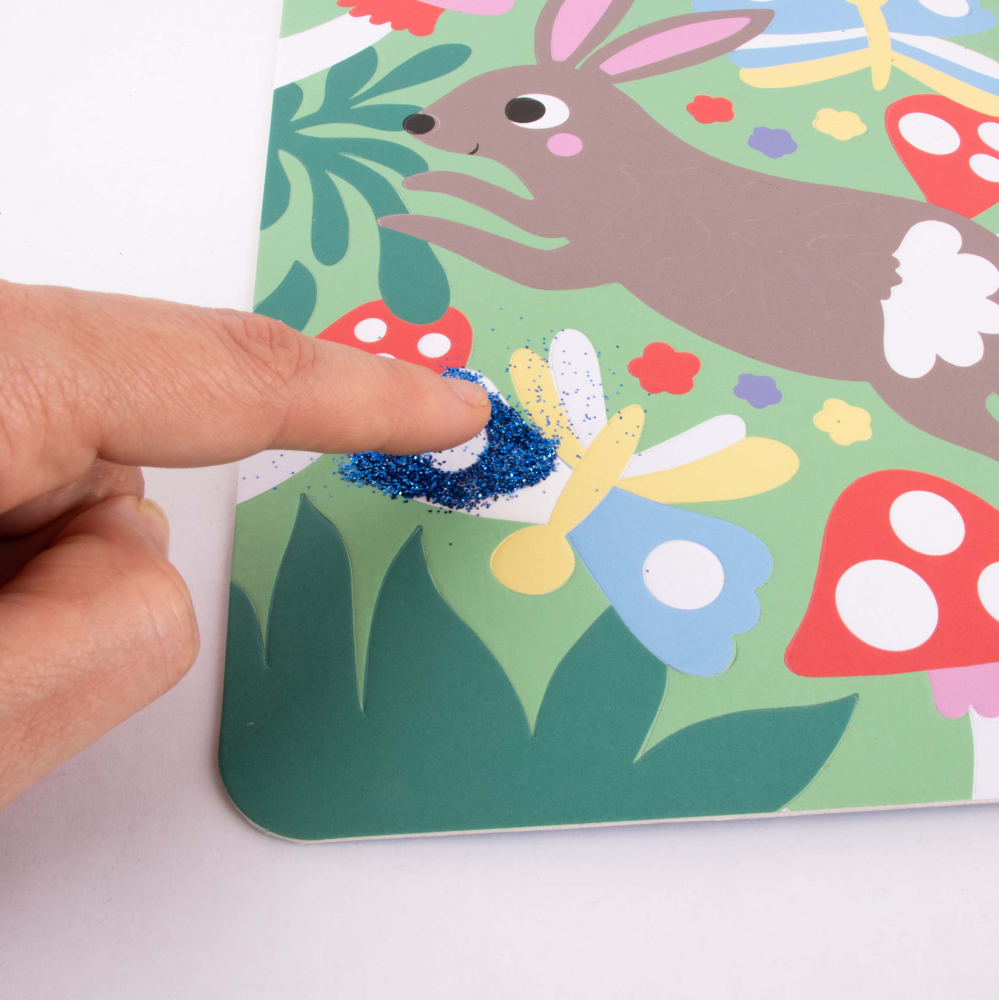 Set creativ cu sclipici biodegradabilc, Apli Kids, 6 ani+ [5]