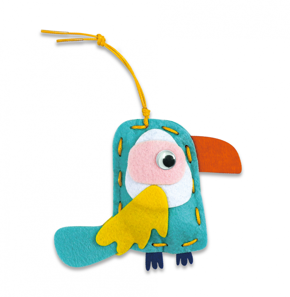 Set creativ de cusut cu tehnica siretului - Primul meu Pandantiv Animale, nivel 1 [7]