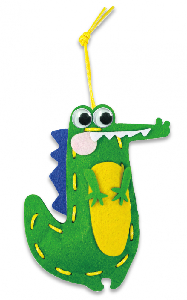 Set creativ de cusut cu tehnica siretului - Primul meu Pandantiv Animale, nivel 1 [6]