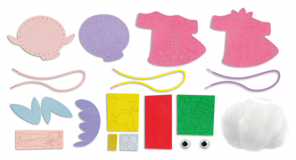 Set creativ de cusut cu tehnica siretului - Primul meu Pandantiv Elf, nivel 3 [7]